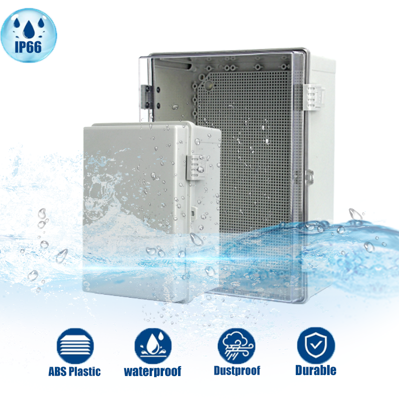 IP66 Gray/Transparent Electron - Outdoor Power Outlet Box のレビューと価格