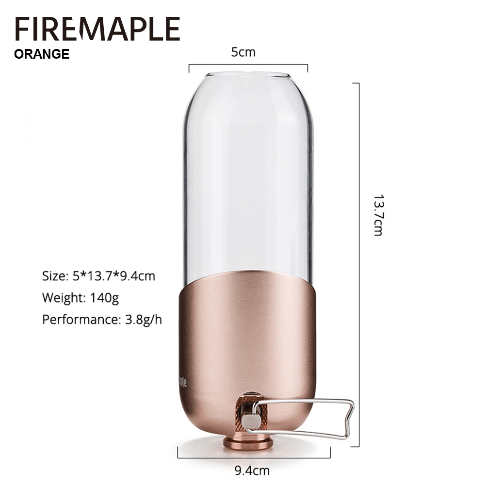 Fire Maple Orange Gas Lantern  - Outdoor Power Heater のレビューと価格