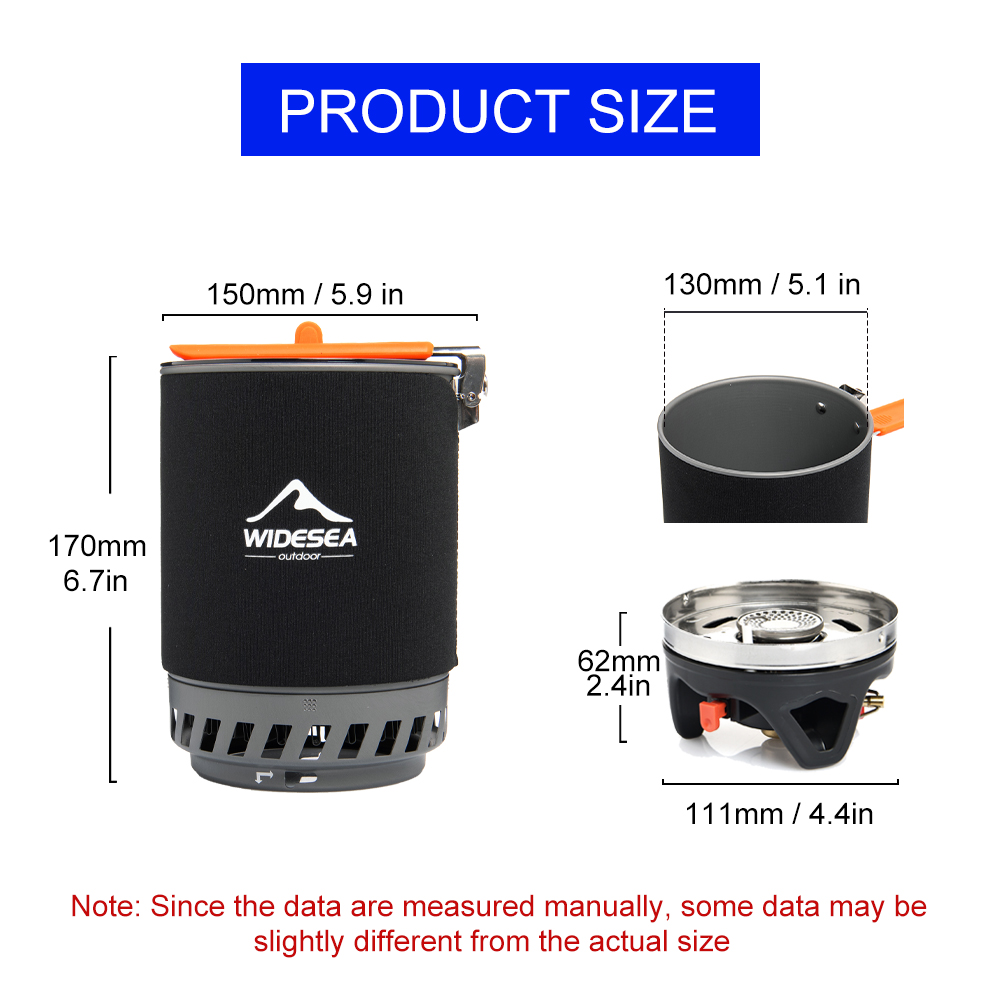 Widesea Camping Cooking System - Outdoor Power Heater のレビューと価格