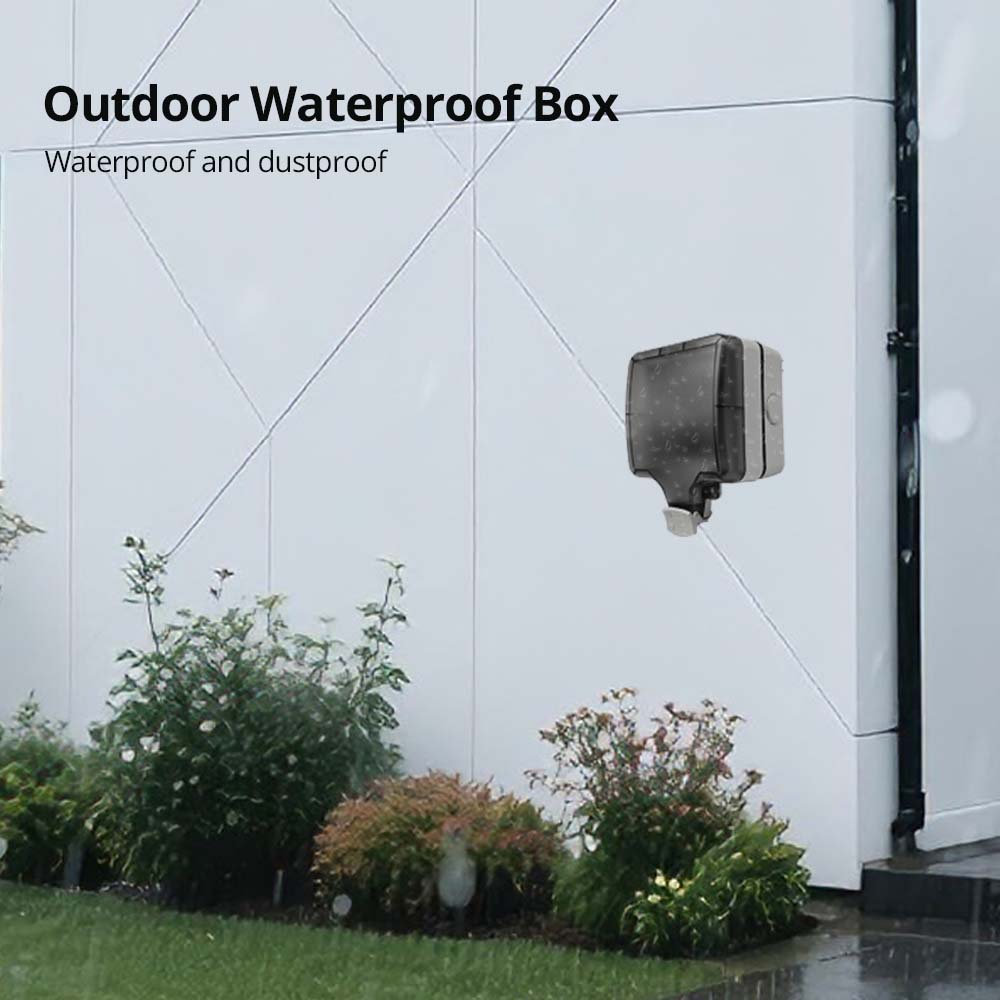 Wallpad IP66 Dustproof Waterpr - Outdoor Power Outlet Box のレビューと価格