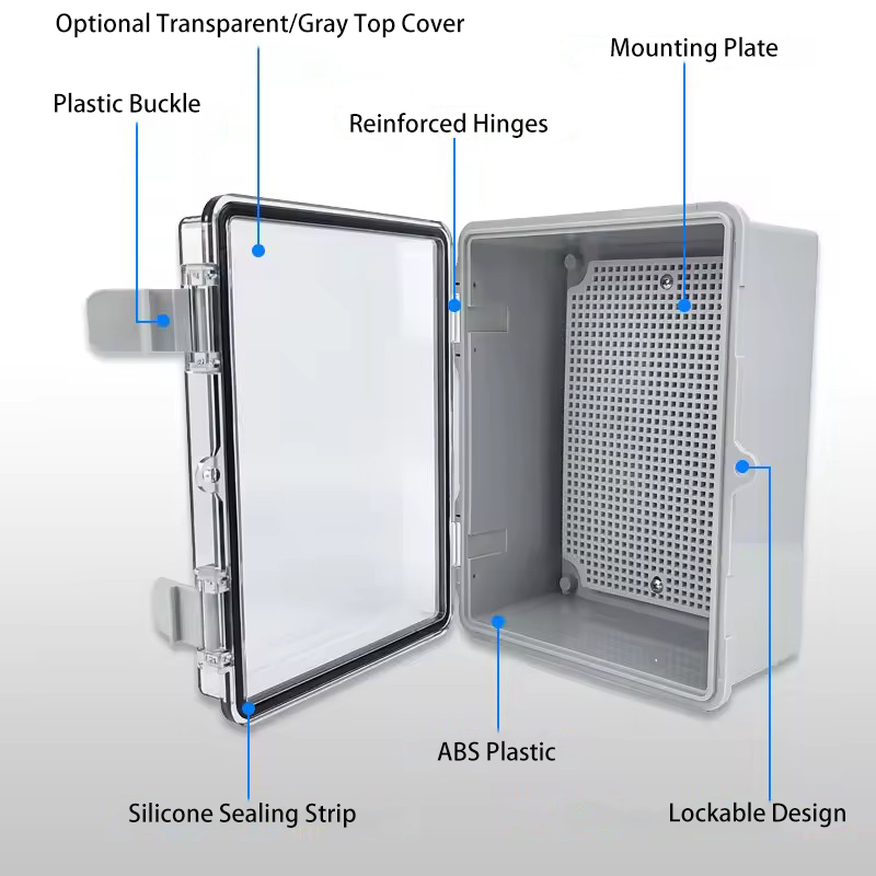 IP66 Waterproof Grey/Transpare - Outdoor Power Outlet Box のレビューと価格