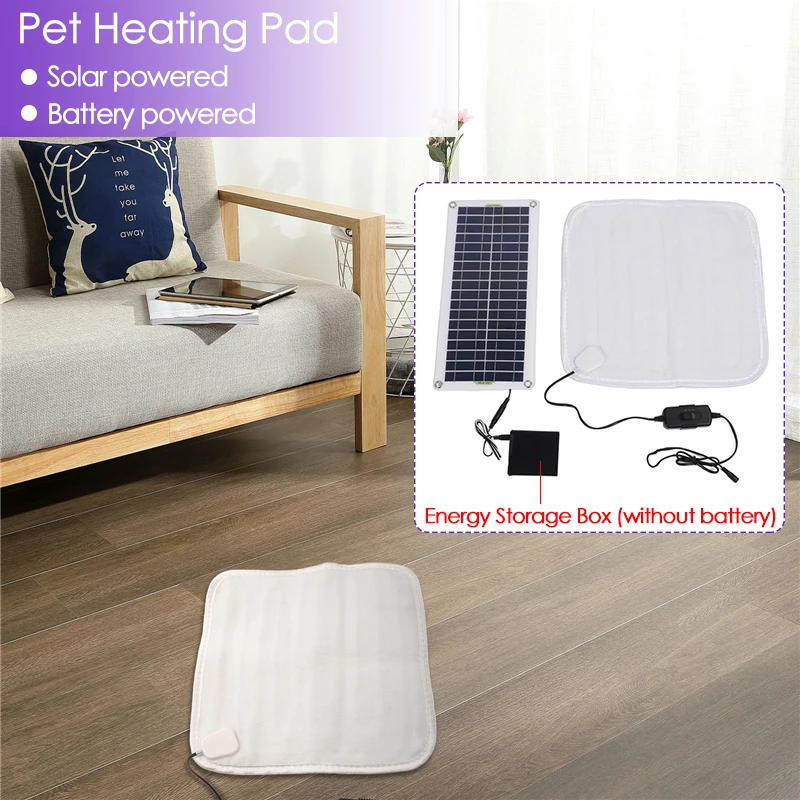 12V 50W Solar Panel Powered El - Outdoor Power Heater のレビューと価格