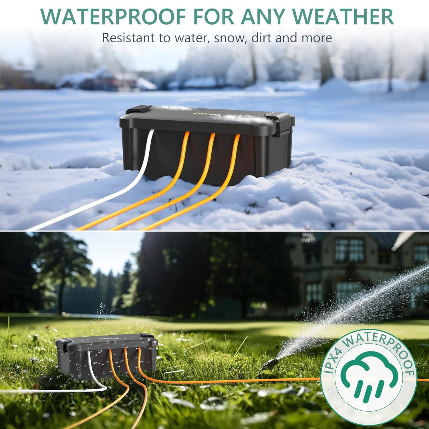 Diivoo Outdoor Waterproof Elec - Outdoor Power Outlet Box のレビューと価格