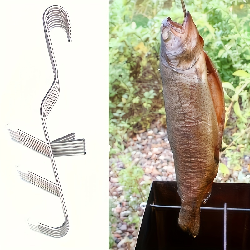Fish Hooks for Smoking, Stainl - Outdoor Power Heater のレビューと価格