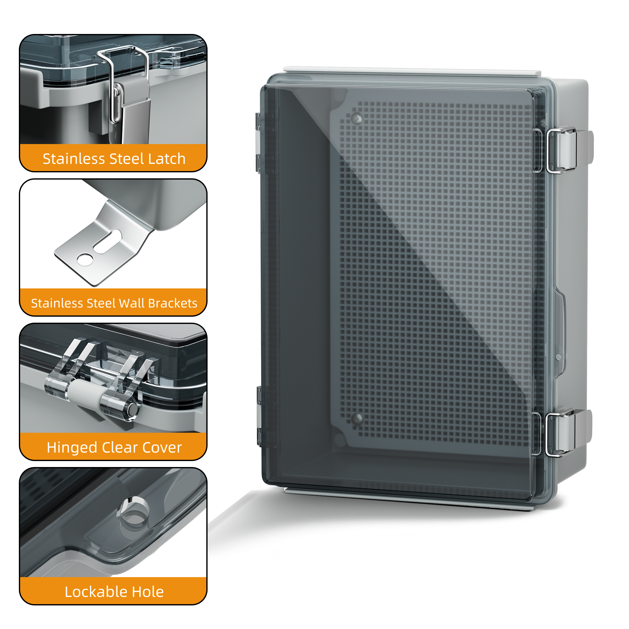 Clear Electrical Enclosure Box - Outdoor Power Outlet Box のレビューと価格