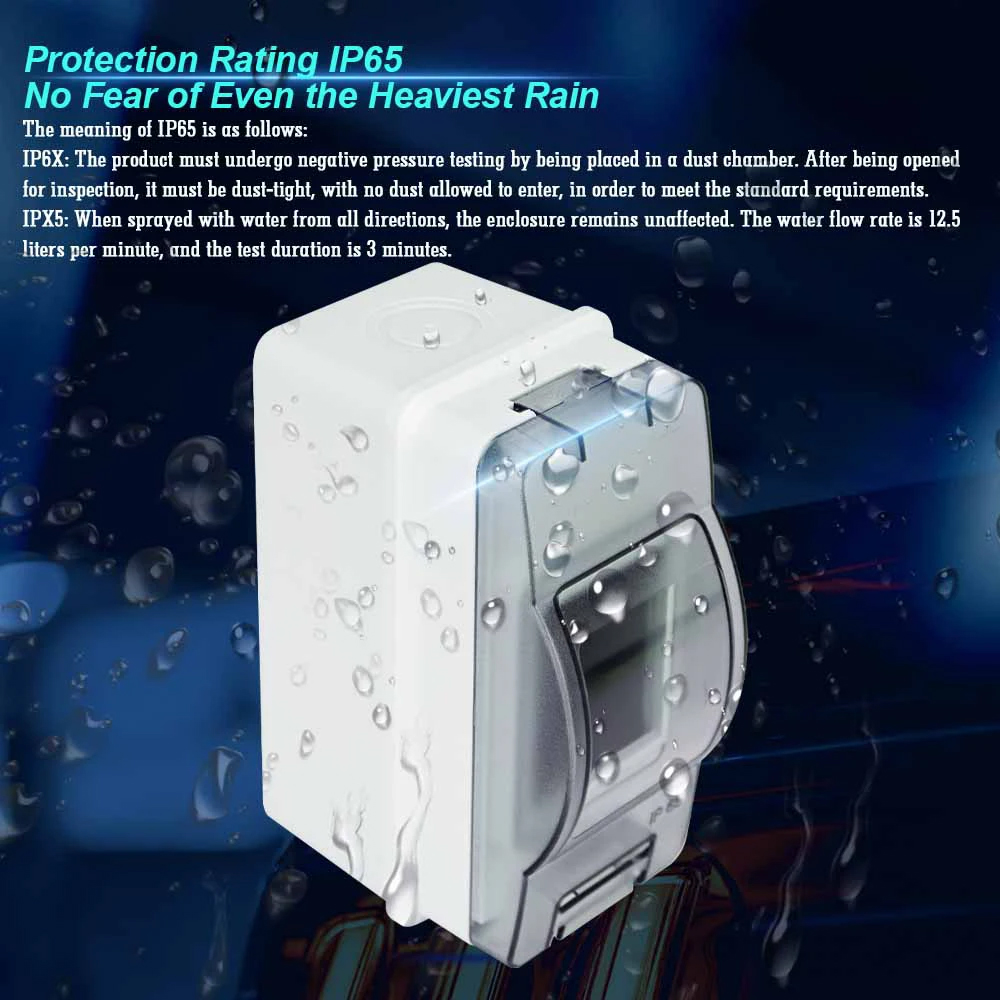 HT-2 IP65 Waterproof Distribut - Outdoor Power Outlet Box のレビューと価格